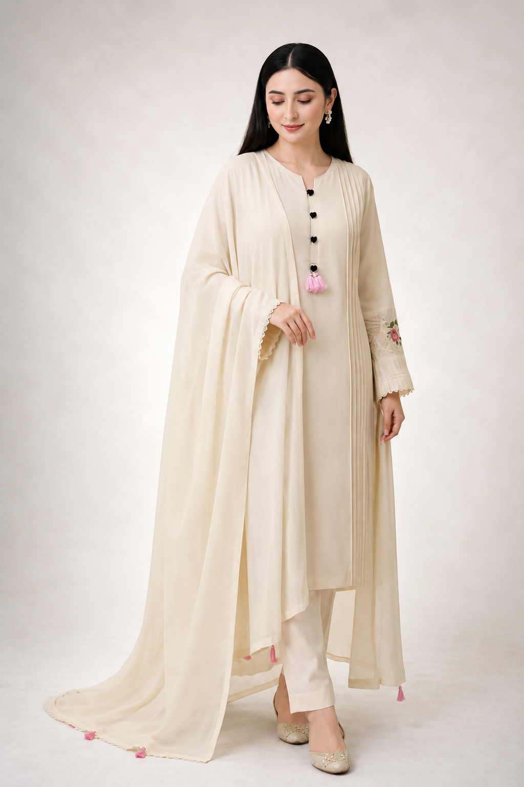 Lovely Jasmine – Premium Lawn 3-Piece Suit My Store